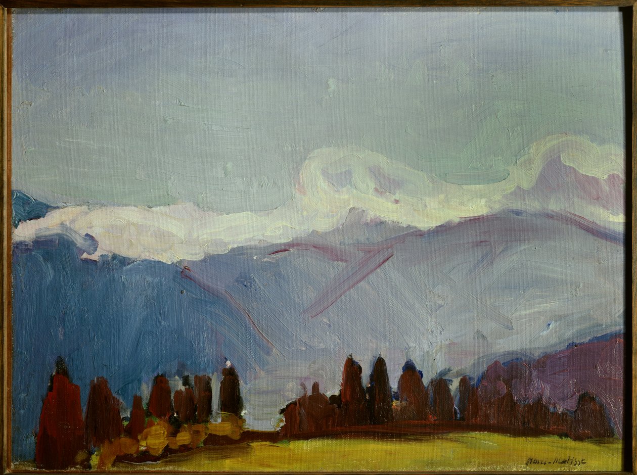 a savoyai Alpok 1901 (olaj, vászon) alkotó: Henri Matisse