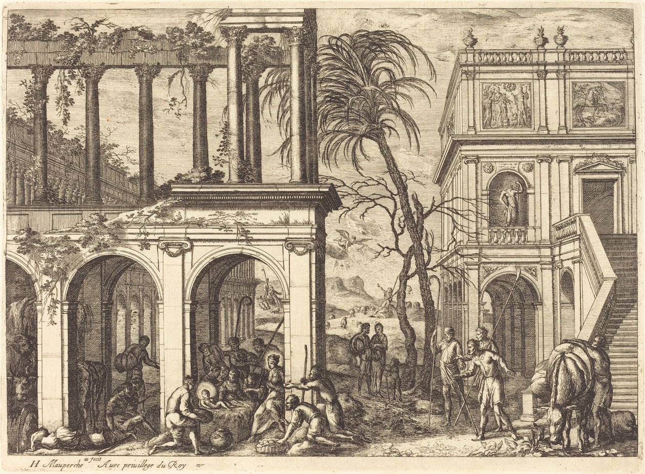 A Pásztorok imádata alkotó: Henri Mauperche