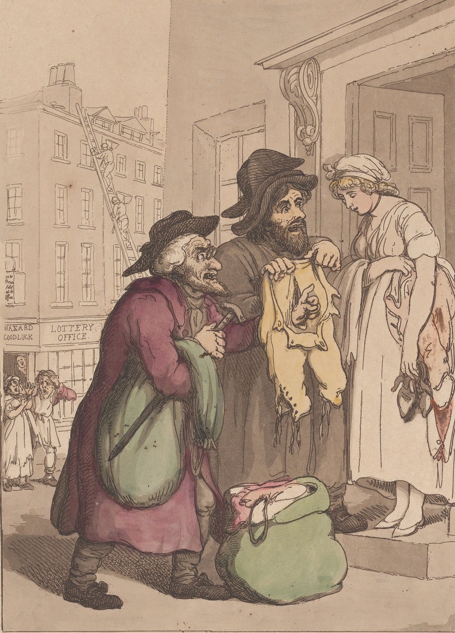 Cries of London, 7. szám, Old Clothes, 1799. május 4. alkotó: Henri Merke