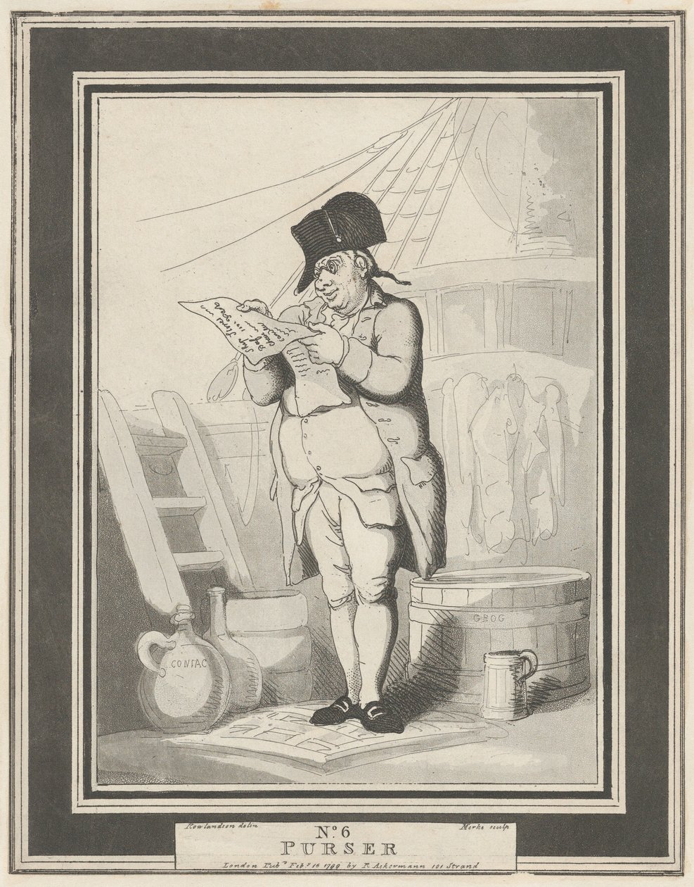 6. szám: Purser, 1799. február 15. alkotó: Henri Merke