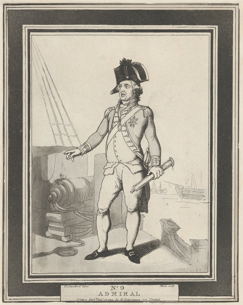 9. szám: Admirális, 1799. február 15. alkotó: Henri Merke