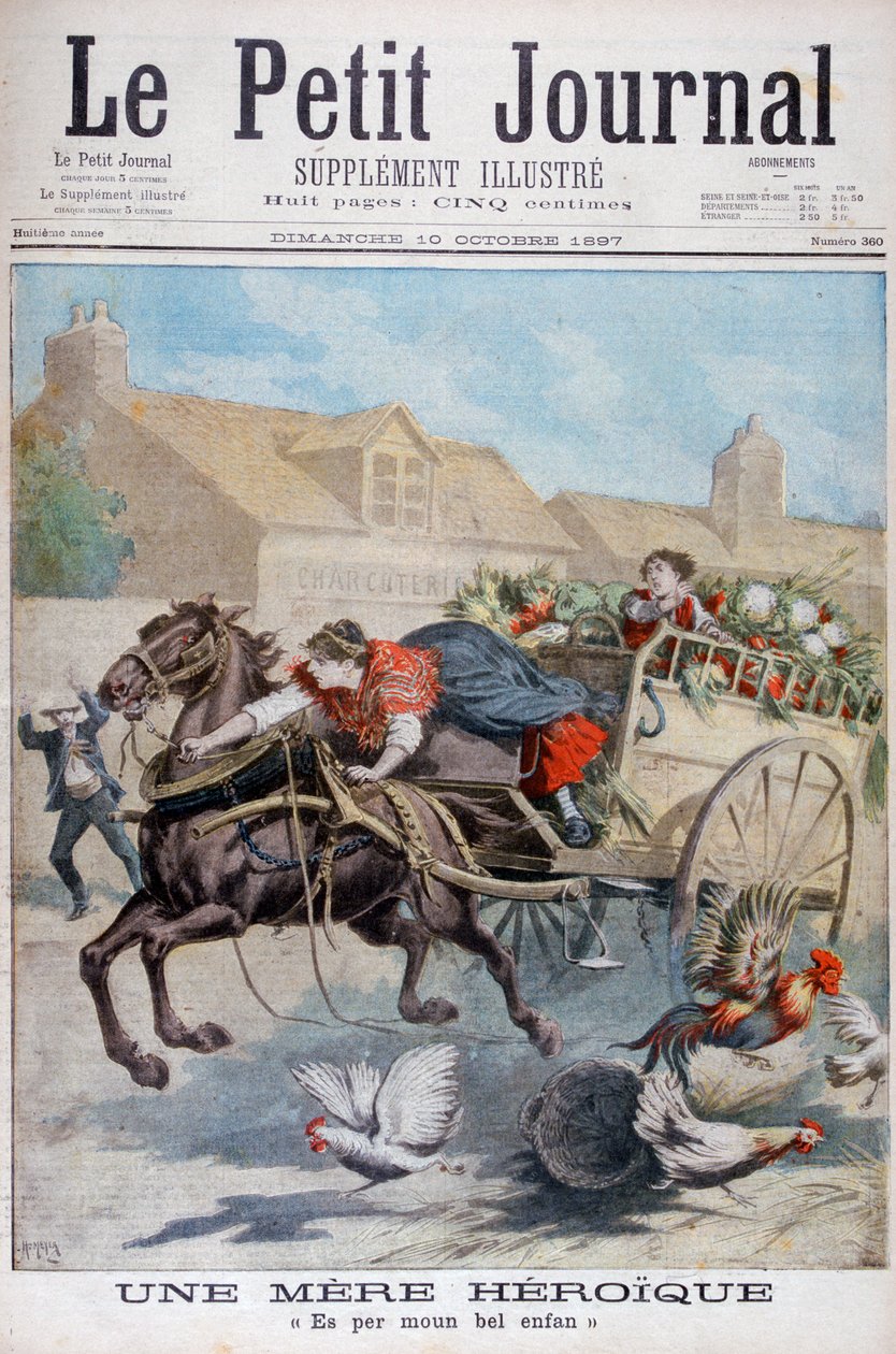 Egy hős anya, 1897 alkotó: Henri Meyer