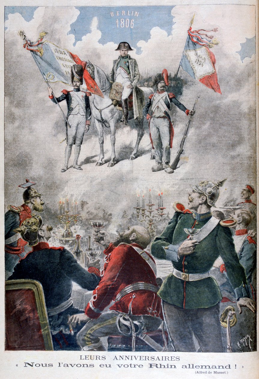Németellenes allegória, 1895 alkotó: Henri Meyer