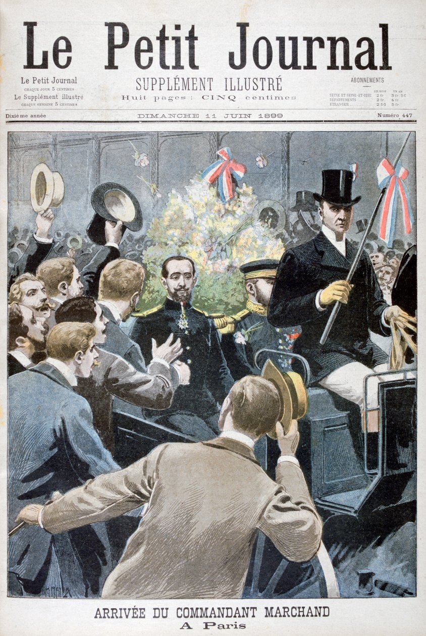 Marchand parancsnok érkezése Párizsba, 1899 alkotó: Henri Meyer