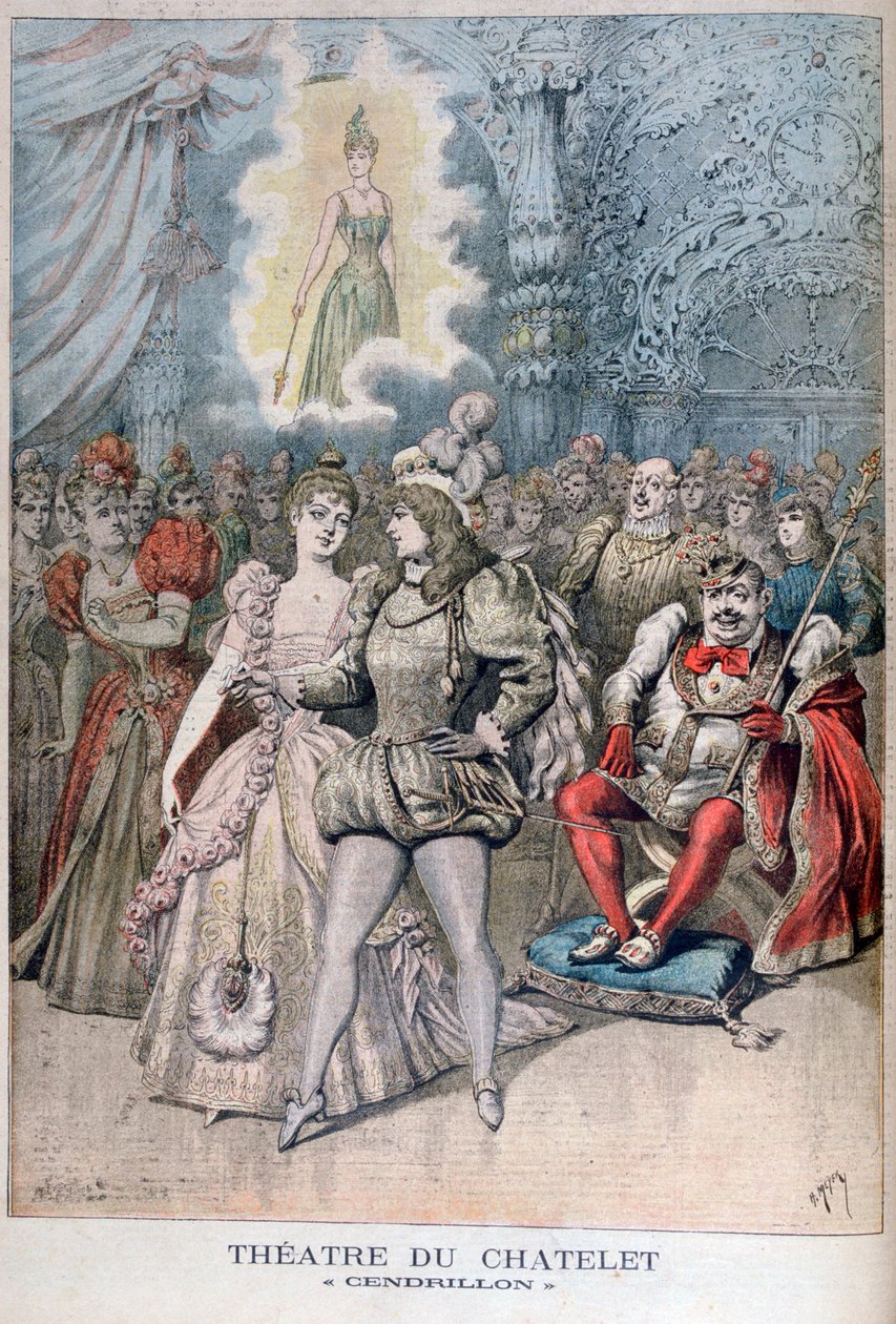 Hamupipőke Hamupipőke, Theater du Châtelet, Párizs, 1895 alkotó: Henri Meyer