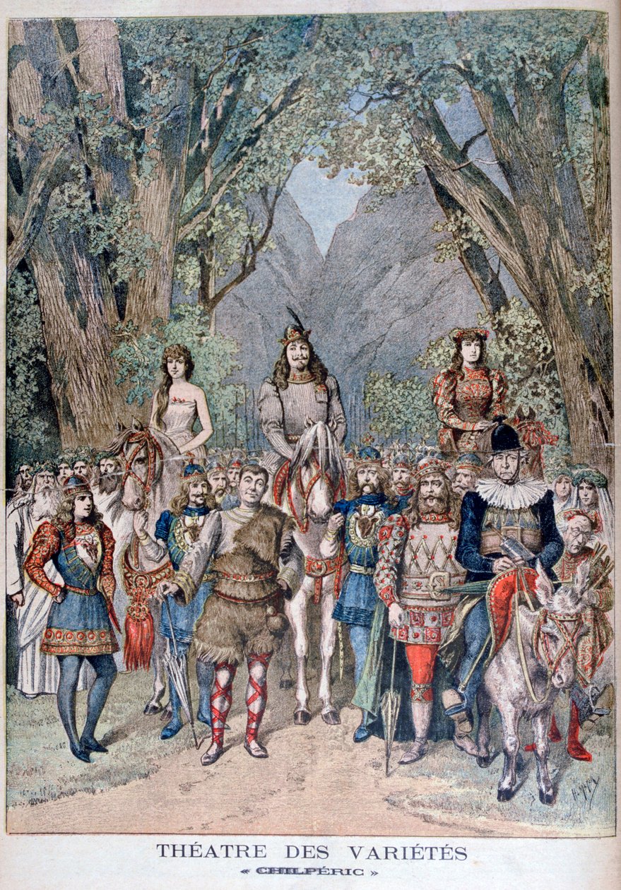 Chilperic, Varieták Színháza, 1895 alkotó: Henri Meyer