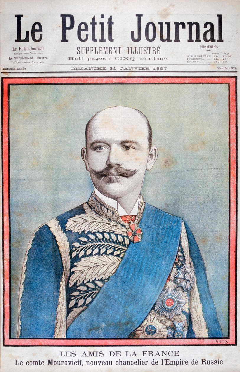 Mouravieff gróf, Oroszország külügyminisztere, 1897 alkotó: Henri Meyer