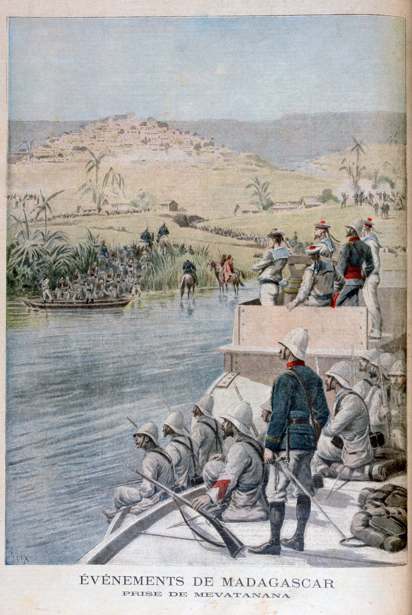 Madagaszkári események: Mevatanana elfoglalása, 1895 alkotó: Henri Meyer