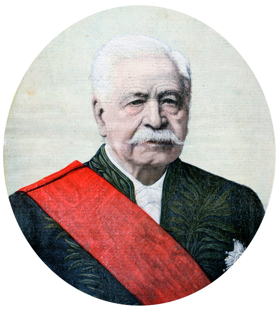 Ferdinand de Lesseps francia diplomata és vállalkozó, 1894 alkotó: Henri Meyer