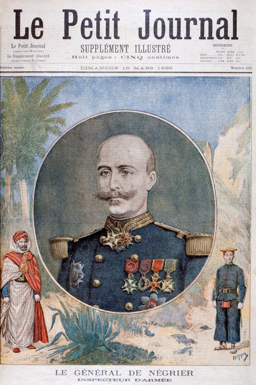 de Négrier tábornok, a francia hadsereg főfelügyelője, 1895 alkotó: Henri Meyer
