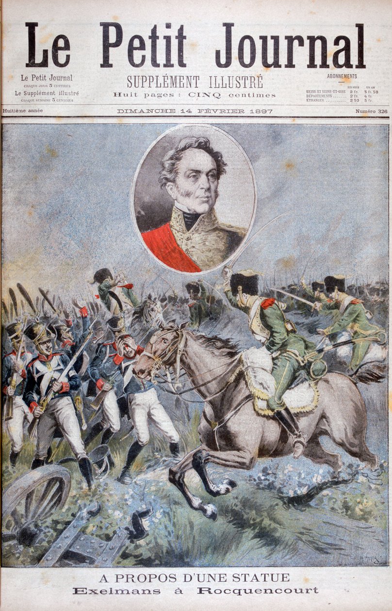 Isidore Exelmans francia katona, Rocquencourt-i csata, 1815 1897 alkotó: Henri Meyer