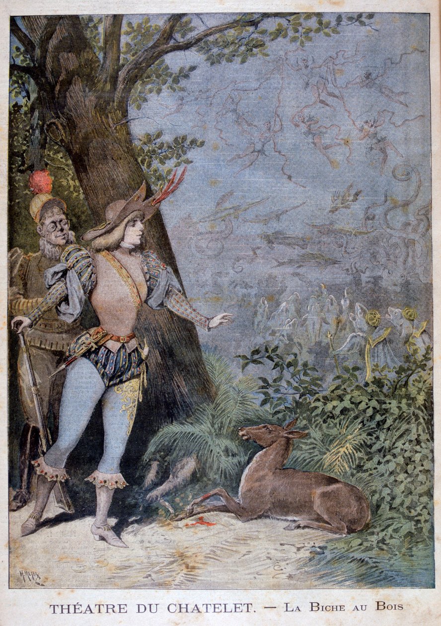 La Biche au Bois, Theater du Châtelet, Párizs, 1896 alkotó: Henri Meyer