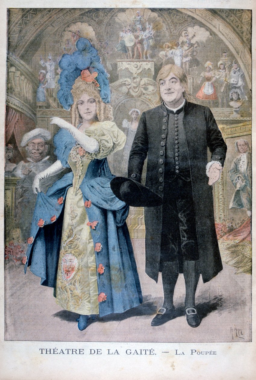 A baba, Gaité Színház, Párizs, 1896 alkotó: Henri Meyer