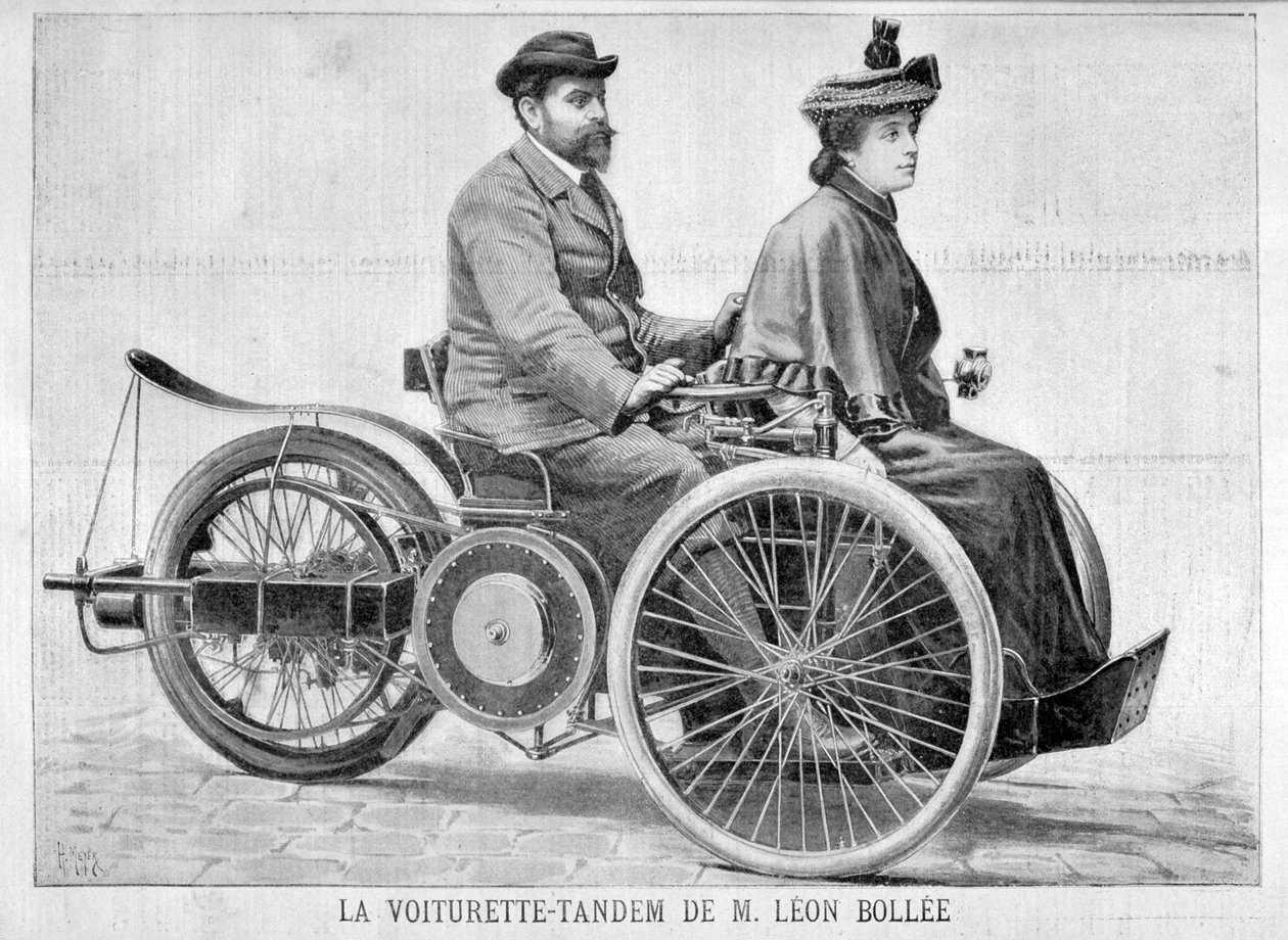 Leon Bollée Cart autó, 1896 alkotó: Henri Meyer