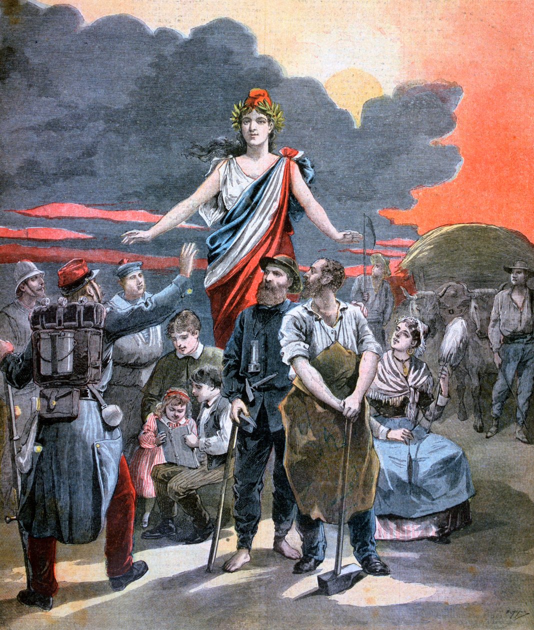 Beszéljünk másról!, 1893 alkotó: Henri Meyer