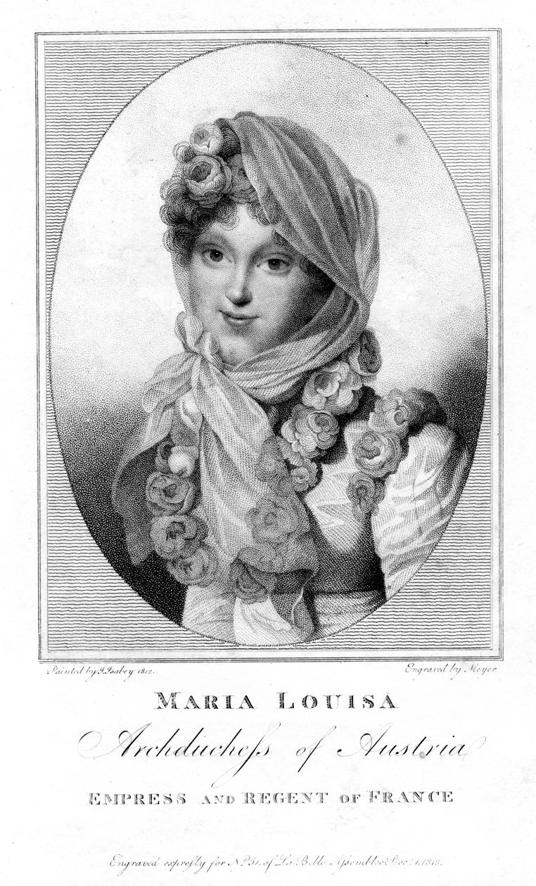 Mária Lujza, Ausztria főhercegnője, 1813. alkotó: Henri Meyer