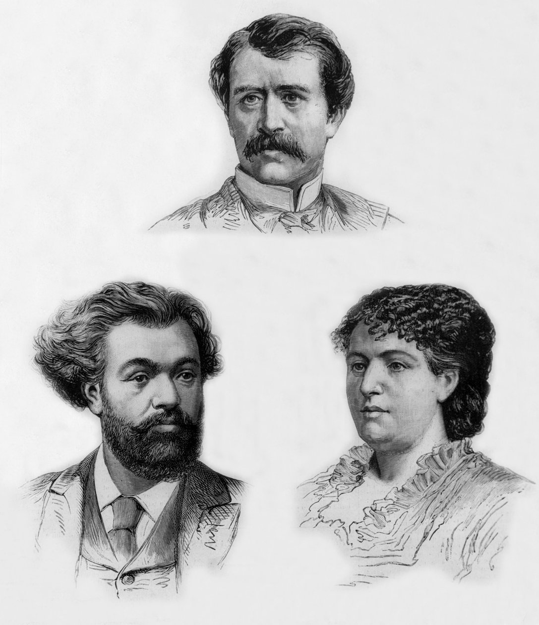 Morin ügy: Jean Morin, Clovis és Jeanne Hugues alkotó: Henri Meyer