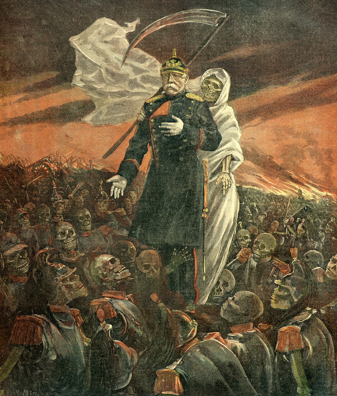 Bismarck portréja alkotó: Henri Meyer