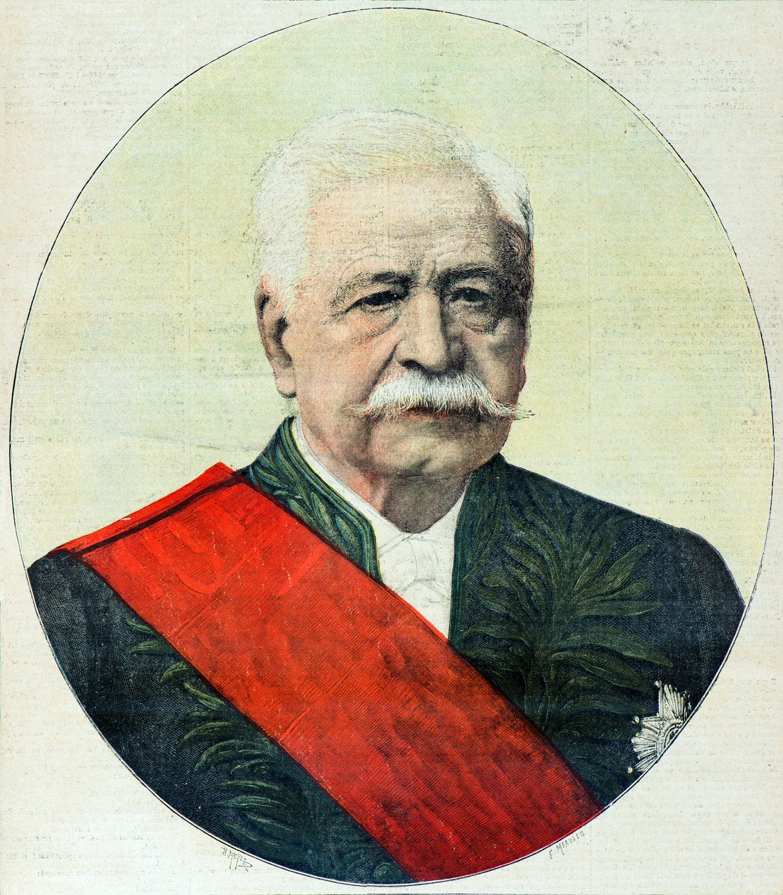 Ferdinand de Lesseps portréja alkotó: Henri Meyer