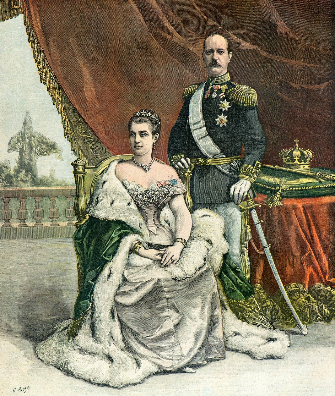 I. György görög király portréja alkotó: Henri Meyer
