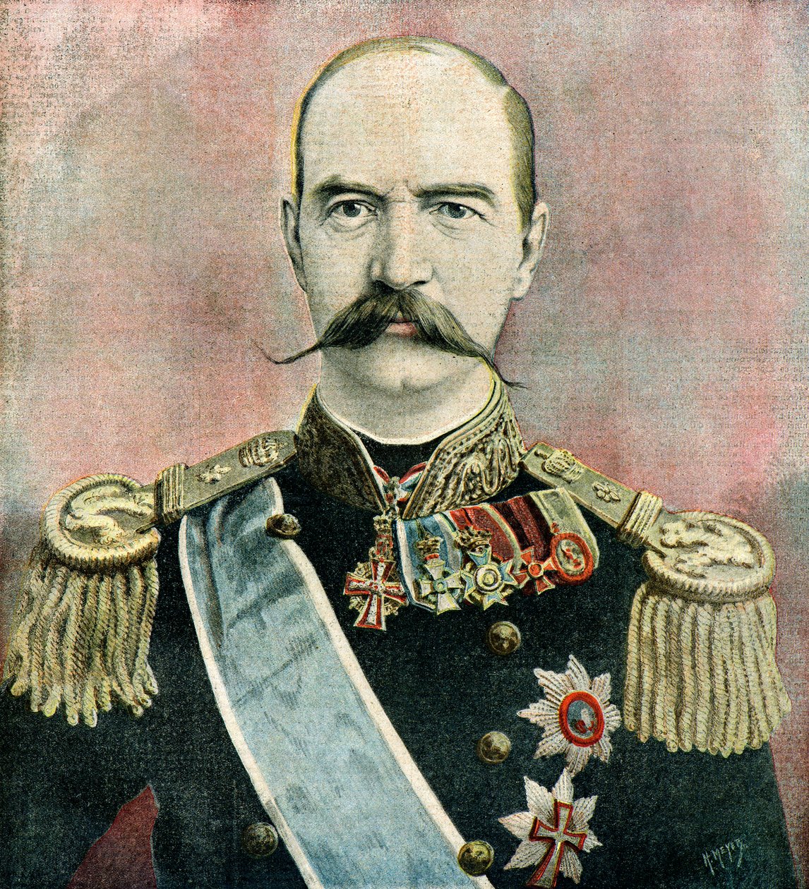 I. György görög király portréja alkotó: Henri Meyer