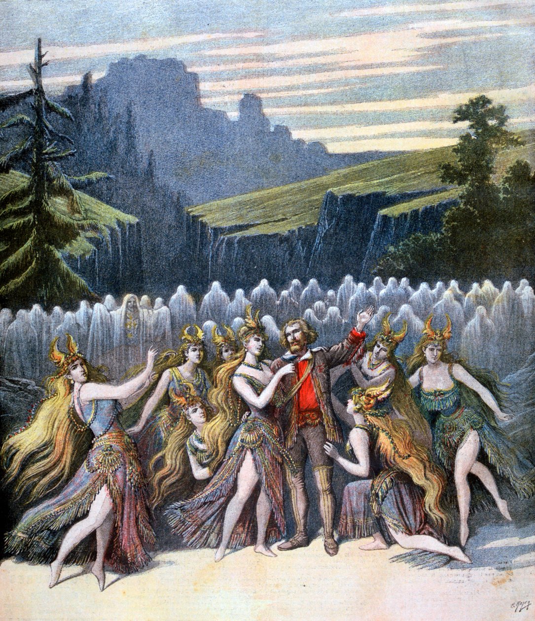 Nyugodj békében, előadás a Théâtre de la Gaîté-ban, 1894 alkotó: Henri Meyer