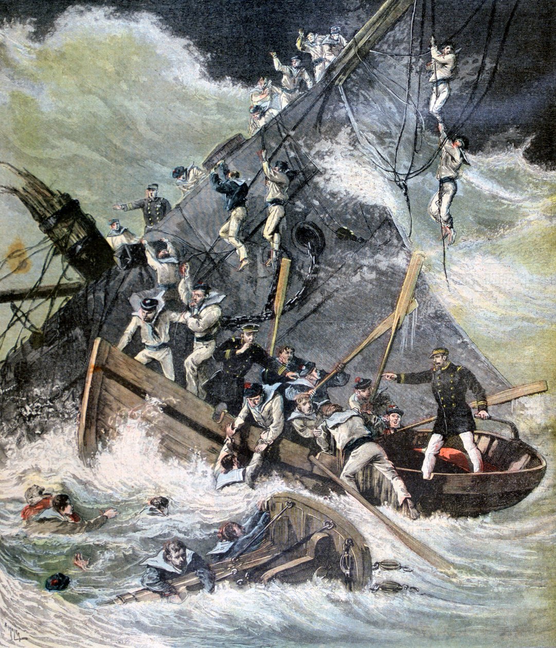 A La Bourdonnais hajótörése, Sainte Marie, Madagaszkár, 1893 alkotó: Henri Meyer