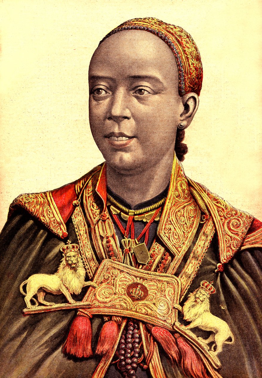 Taytou Betel, Empress Consort of Menelik II of Ethiopia  alkotó: Henri Meyer