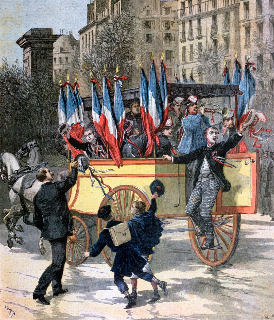 Az 1892., 1892. évi hadkötelesek alkotó: Henri Meyer