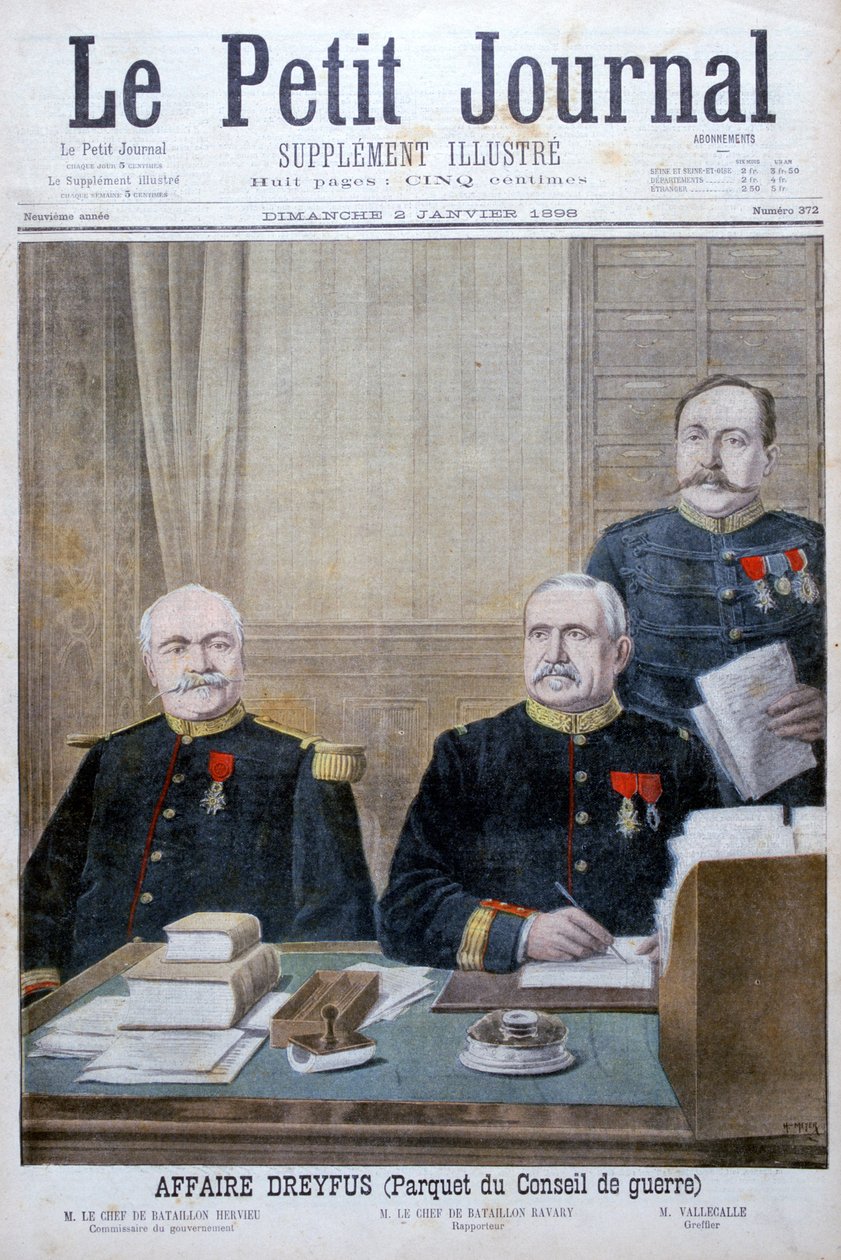 A Dreyfus-ügy, 1898 alkotó: Henri Meyer