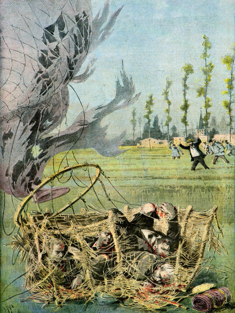 A Hal katasztrófa,1895 (Illusztráció) alkotó: Henri Meyer