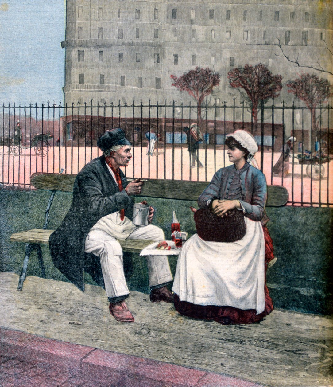 A munkás ebéd, 1891 alkotó: Henri Meyer