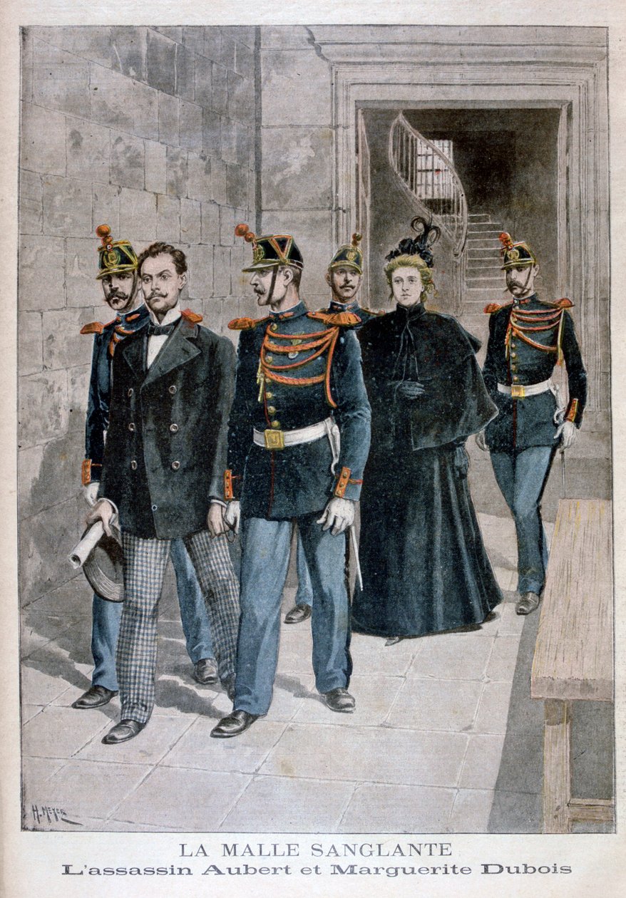 Albert és Marguerite Dubois bérgyilkosok, 1896 alkotó: Henri Meyer