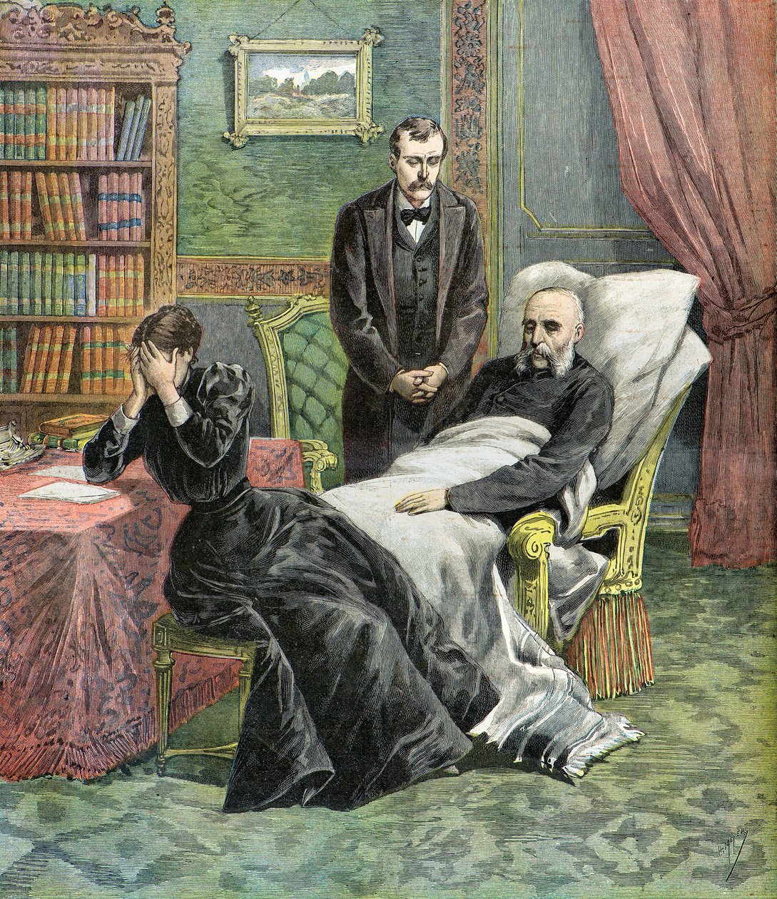 Jules Ferry halála alkotó: Henri Meyer