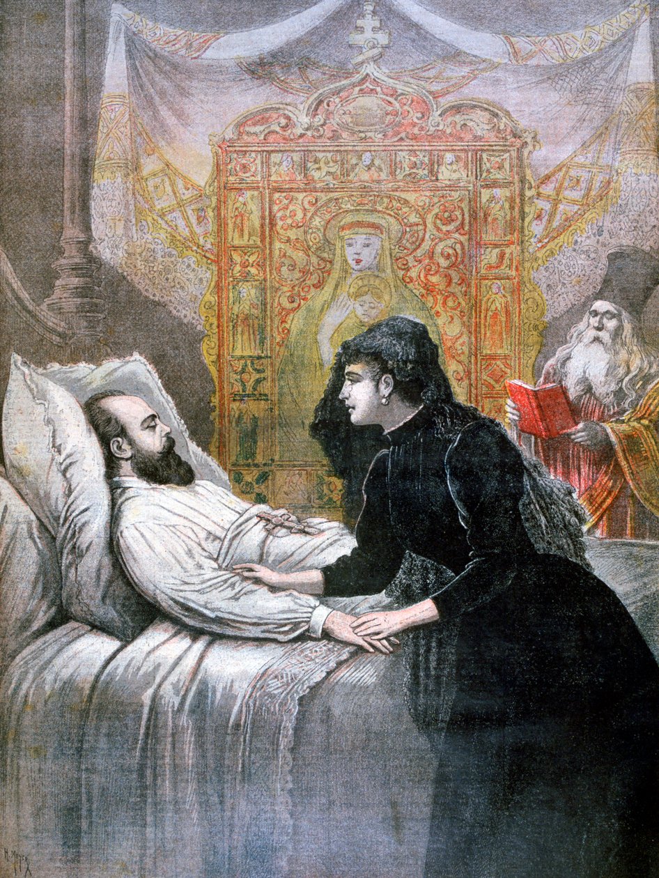 Sándor orosz cár halála, 1894 alkotó: Henri Meyer