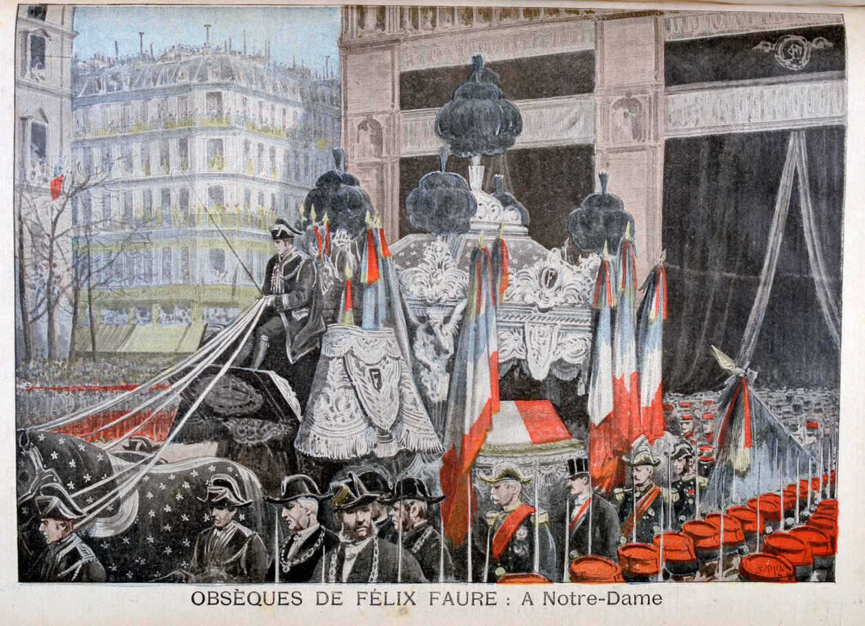 Félix Faure elnök temetése 1899. február 23-án alkotó: Henri Meyer