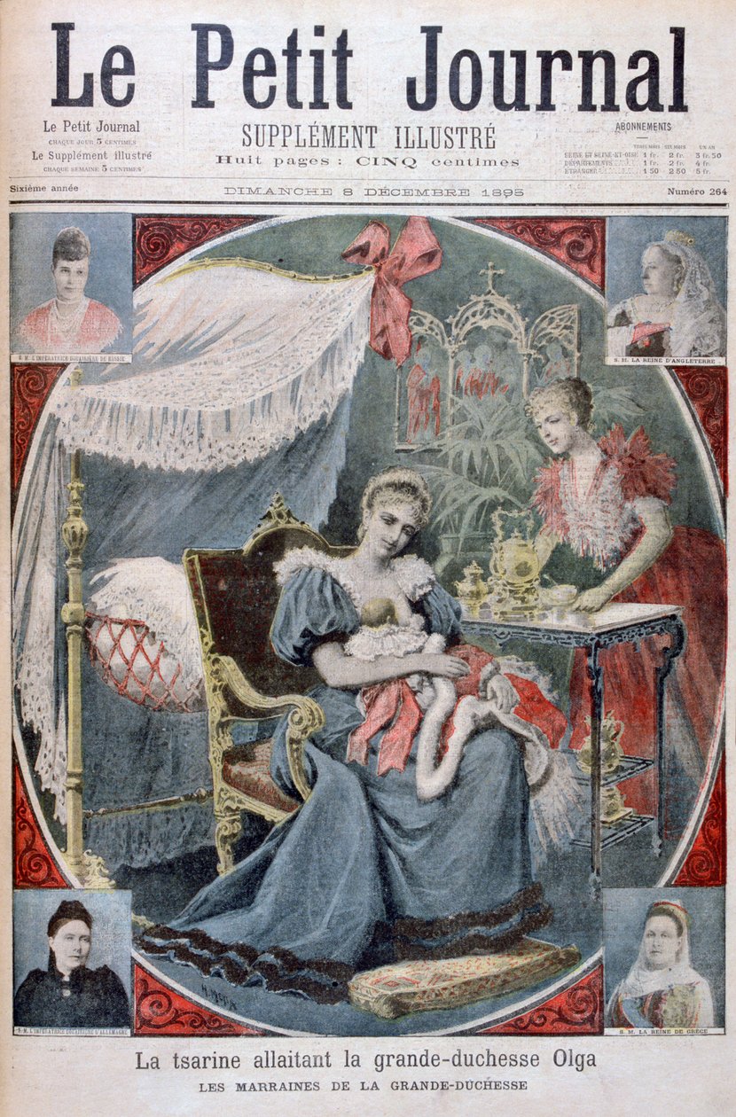 Olga orosz nagyhercegnőt ápoló cárnő, 1895 alkotó: Henri Meyer