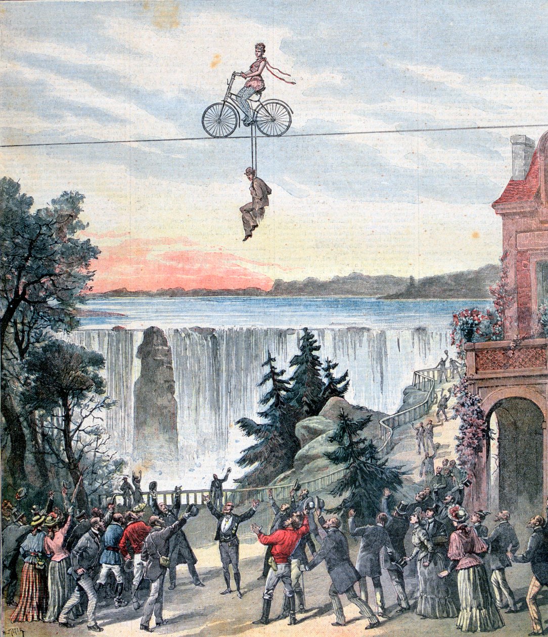 Gaite Színház, Niagara-vízesés, 1892 alkotó: Henri Meyer