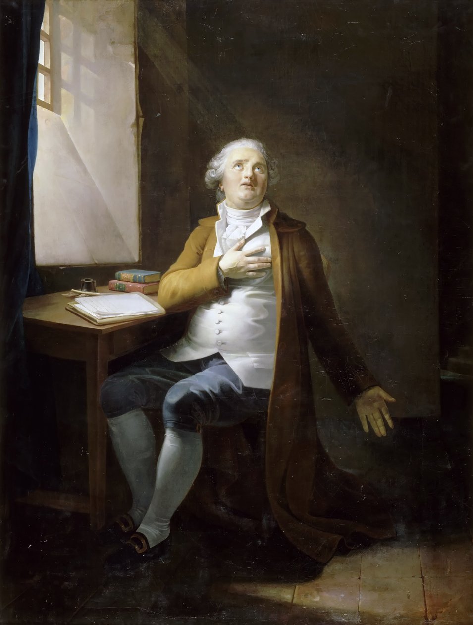 XVI. Lajos a templomban alkotó: Henri Pierre Danloux