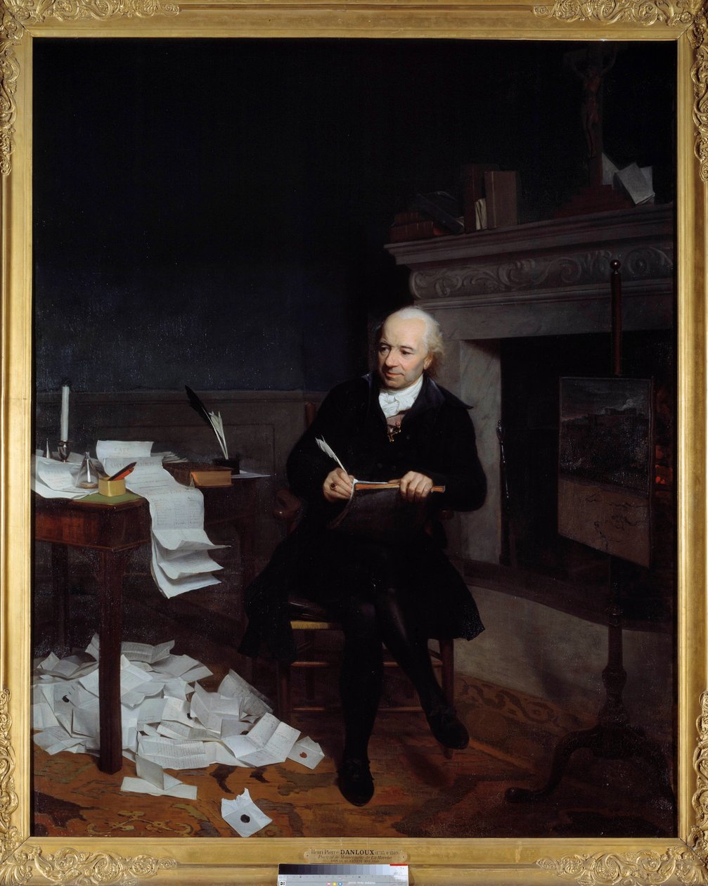 Jean Francois de la Marche (1729-1805), Leon püspökének egész alakos portréja Henri-Pierre Danloux festménye (1753-1809) 18. századi V. 2,2x1,8 m - Jean Francois de la Marche (1729-1805), Leon (Bretagne) püspökének egész alakos portréja. Tyúk festménye alkotó: Henri Pierre Danloux