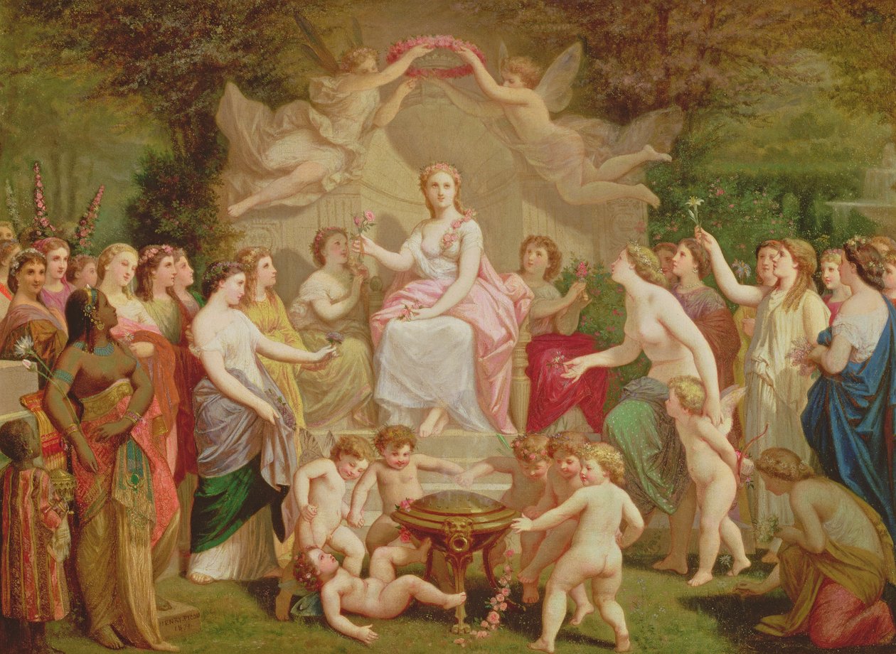 A tavasz allegóriája, 1871 alkotó: Henri Pierre Picou