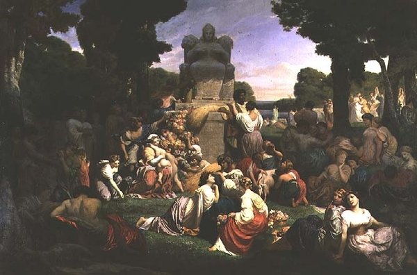 Hódolat a természetnek, 1850 alkotó: Henri Pierre Picou