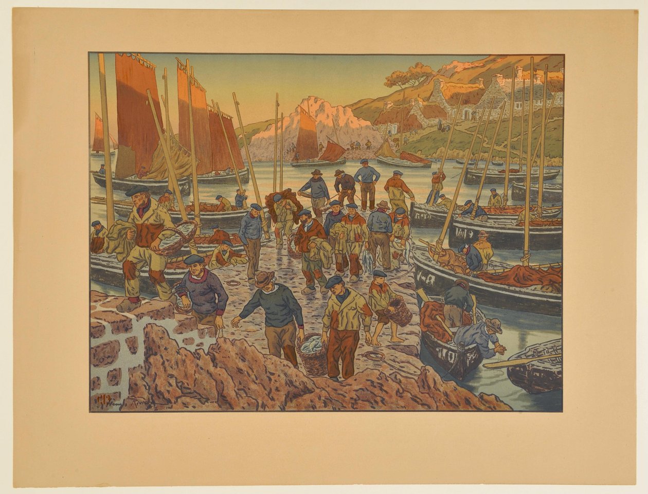 [A kikötő] alkotó: Henri Rivière