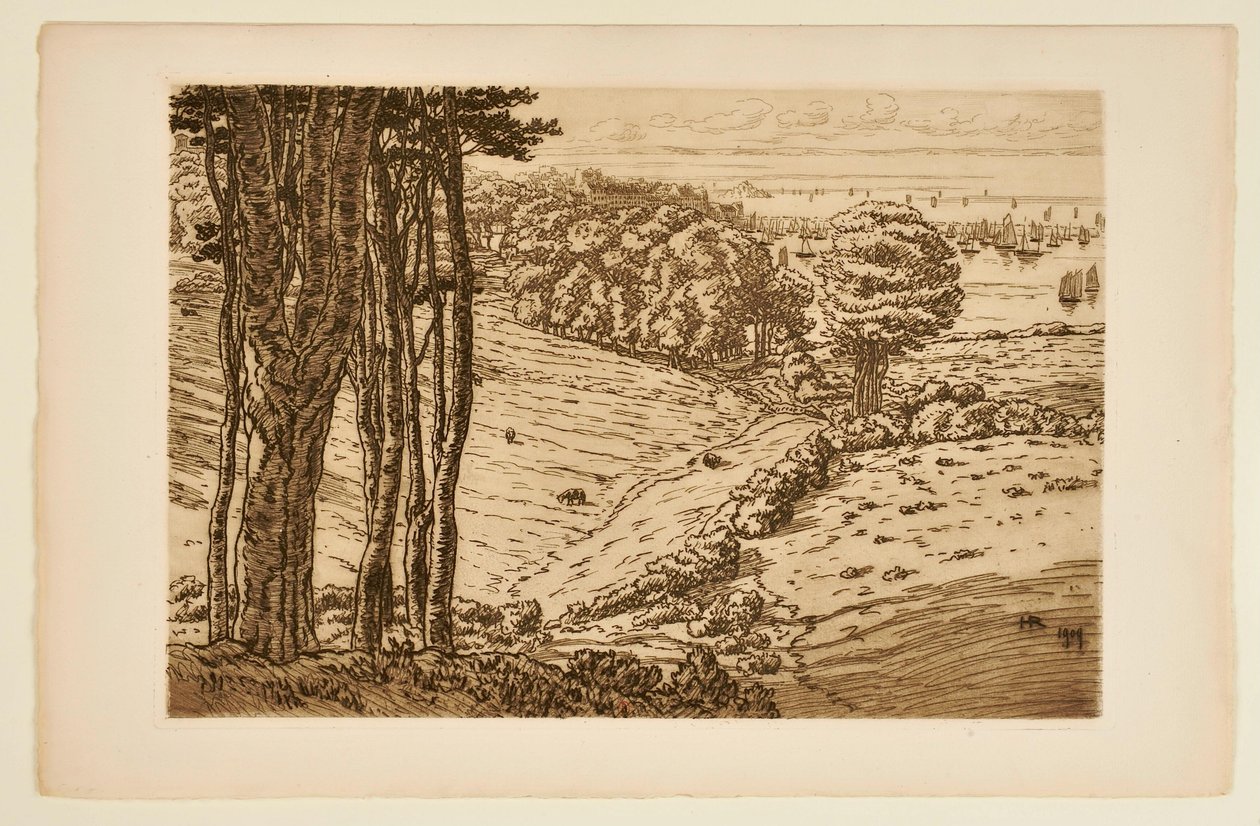 [Douarnenez kikötője] alkotó: Henri Rivière