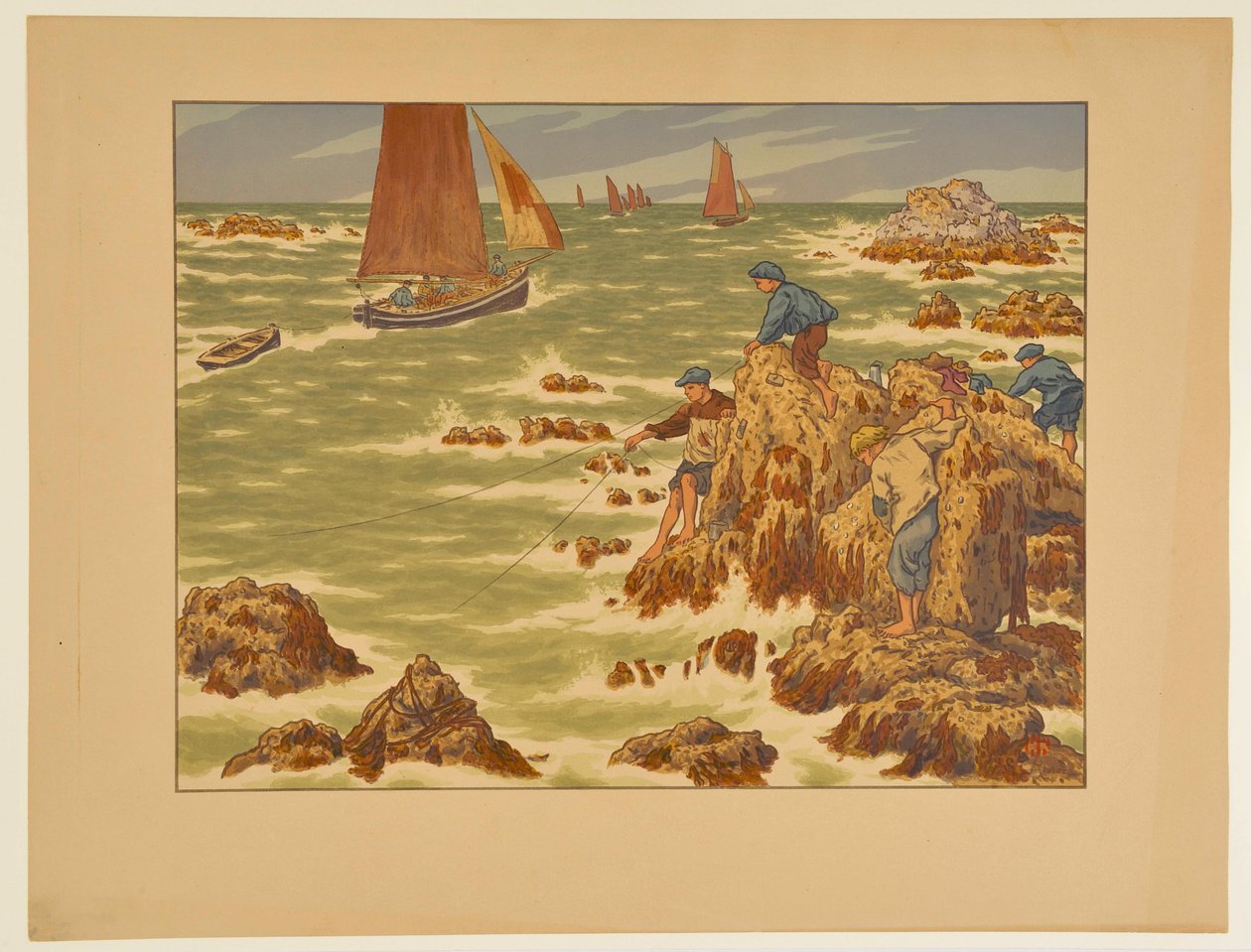 [A hajósinasok] alkotó: Henri Rivière