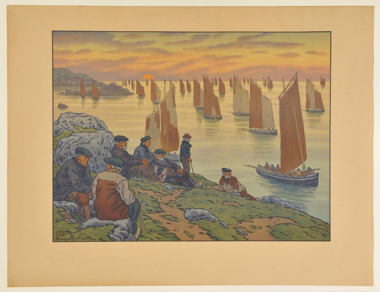[Az idősek] alkotó: Henri Rivière