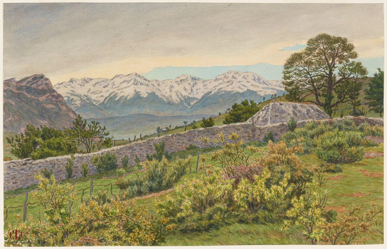 Szürke reggel az Alpokban (Barberaz) alkotó: Henri Rivière