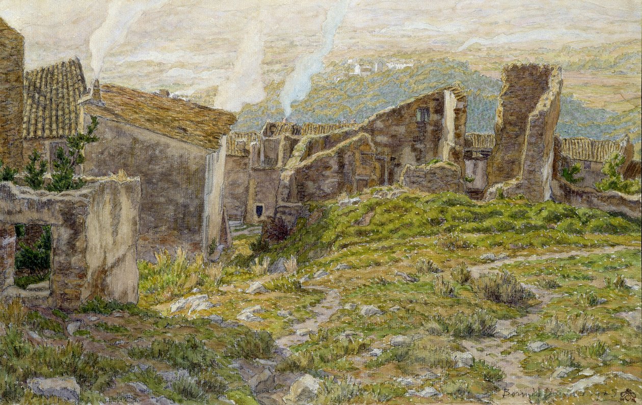 Bormes Les Mimosas régi kastélya alkotó: Henri Rivière