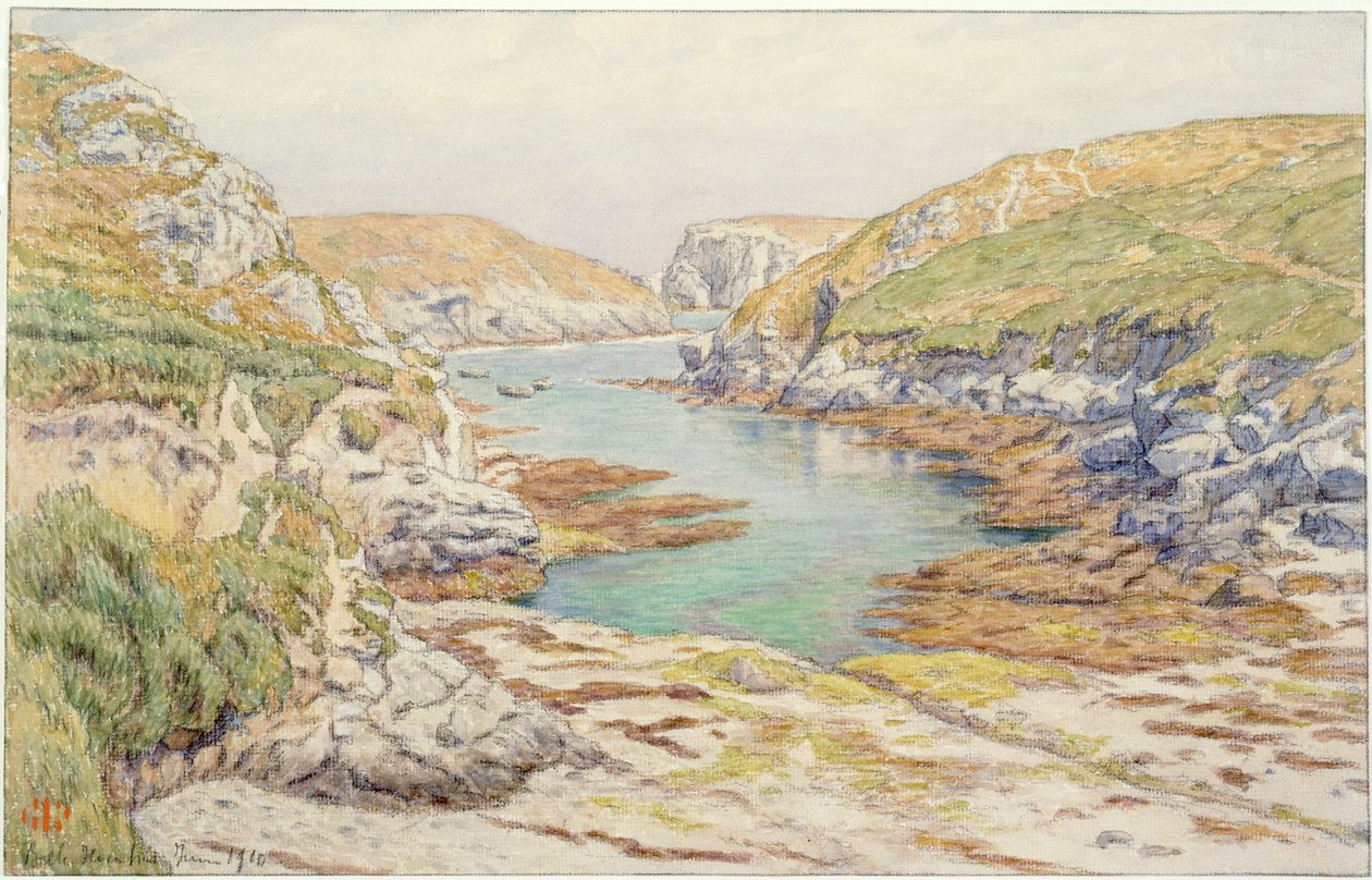 Sterhouen [Stêr-Ouen]. Belle-Isle-en-mer alkotó: Henri Rivière
