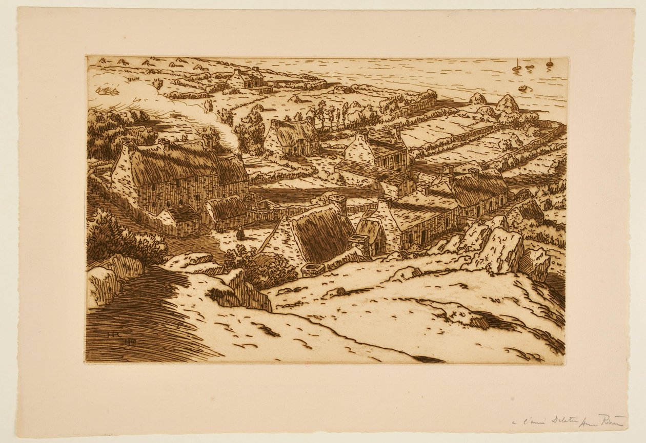 [Dorf am Meer] alkotó: Henri Rivière